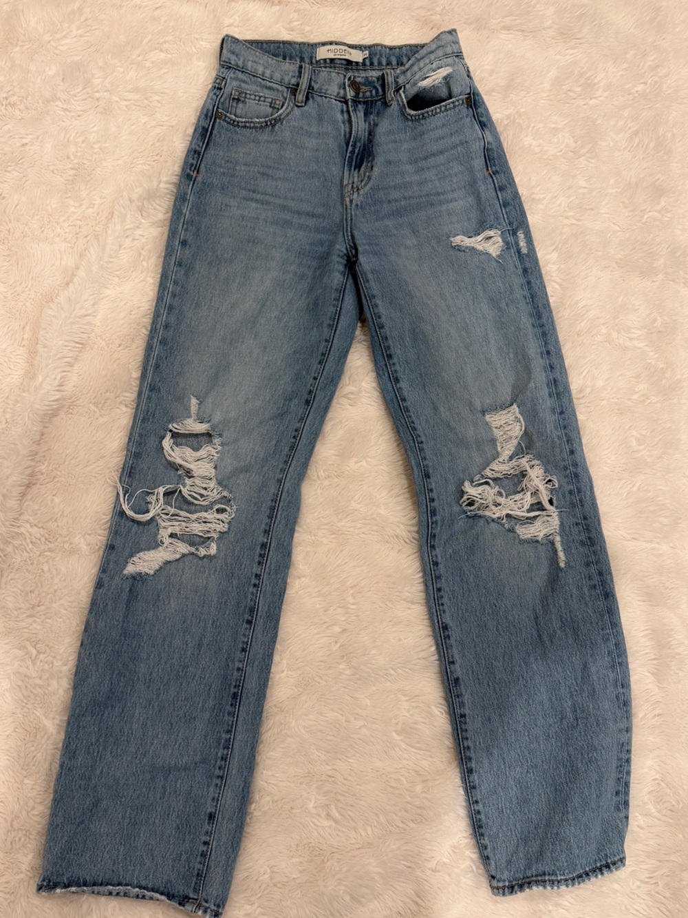 Hidden Light Blue Distressed Women’s Skinny Jeans